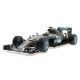 Mercedes F1 W07 Hybrid Grand Prix du Brésil 2016 Lewis Hamilton Minichamps 110160644