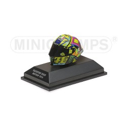 Casque 1/8 AGV Valentino Rossi Moto GP 2016 Minichamps 398160046