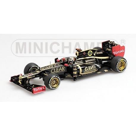 Lotus Renault E20 F1 Abu Dhabi 2012 Kimi Raikkonen Minichamps 410120209