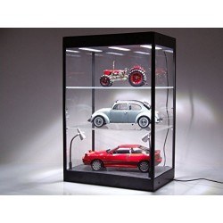 Vitrine Showcase Plexiglass avec Leds 1/43 1/18 Triple9 T9-69927 -  Miniatures Autos Motos