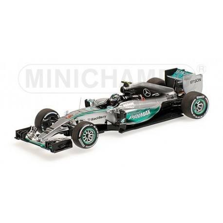 Mercedes W06 Hybrid F1 Malaisie 2015 Nico Rosberg Minichamps 417150006