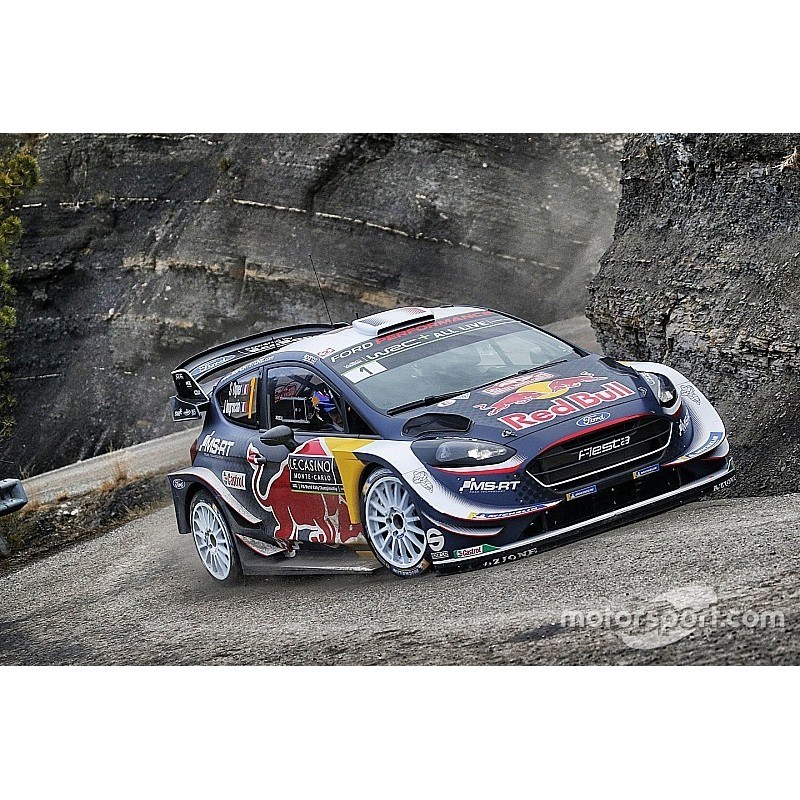  Voiture 1/43 Ford Fiesta WRC Rallye Monte-Carlo 2018 Ogier Ingrassia  (BR28)