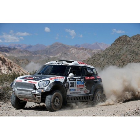 Mini All 4 Racing 301 Rallye Dakar 2014 Al-Attiyah Cruz IXO RAM578P