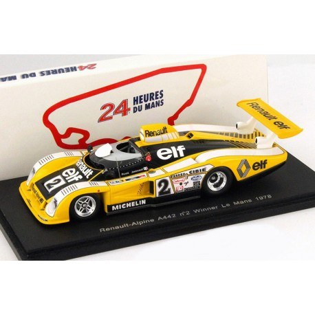 Renault Alpine A422 2 Winner 24 Heures du Mans 1978 Spark S43LM78