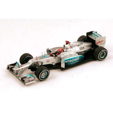 Mercedes W03 F1 Brésil 2012 Michael Schumacher Spark S1009
