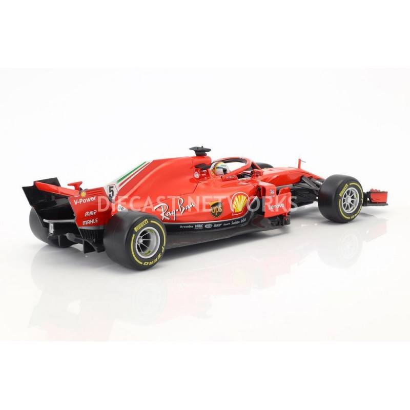 Ferrari SF71H F1 2018 Sebastian Vettel Bburago 16806V - Miniatures