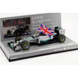 Mercedes F1 W05 F1 Abu Dhabi 2014 Lewis Hamilton Minichamps 410140544