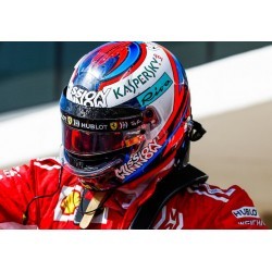 Casque 1/2 Kimi Raikkonen F1 USA 2018 Bell 4121541
