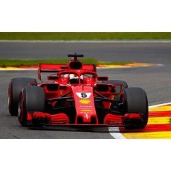 Ferrari SF71H 5 F1 Belgique 2018 Sebastian Vettel Looksmart LS18F1016
