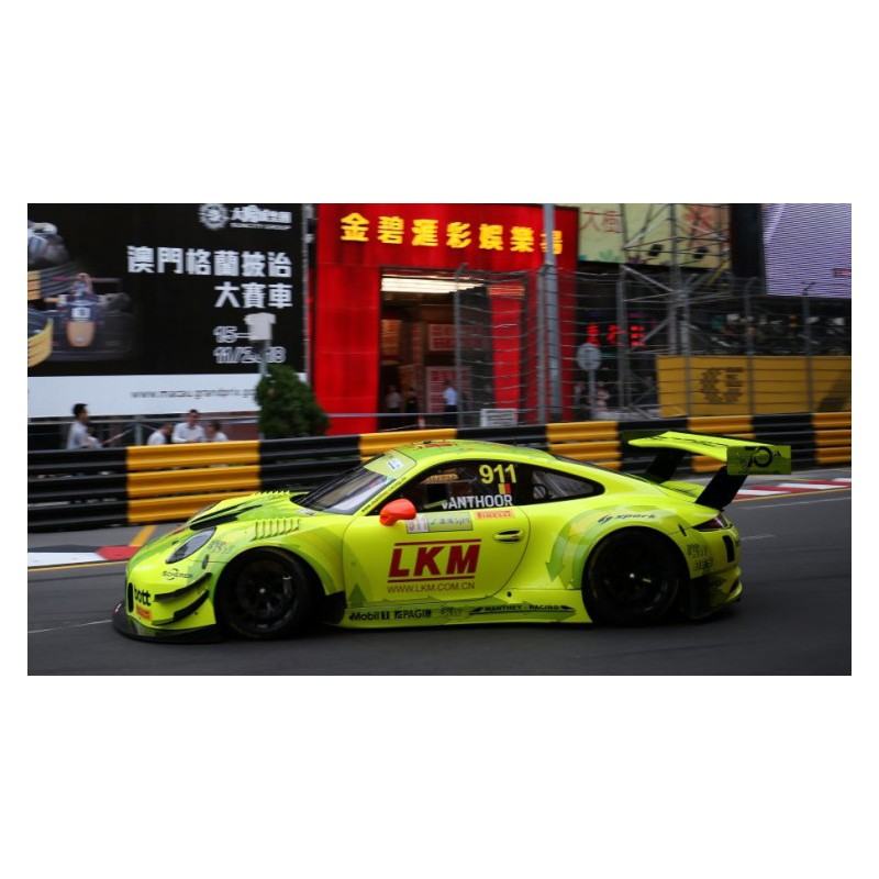 1/64 SPARKY 2018 PORSCHE 911 GT3-R #912 MANTHEY RACING FIA GT WORLD CUP MACAU
