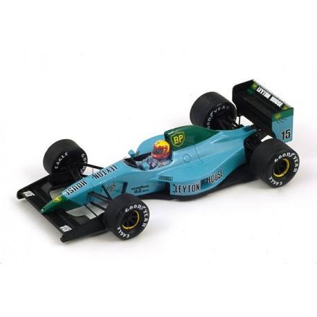 Leyton House CG911 F1 Brésil 1990 Maurizio Gugelmin Spark S1658