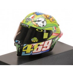 Casque 1/8 AGV Valentino Rossi Moto GP Mugello 2017 Minichamps 399170086