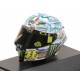 Casque 1/8 AGV Valentino Rossi Moto GP Test Sepang 2017 Minichamps 399170076