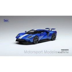 Ford GT GTLM 2017 Blue and Silver IXO MOC205