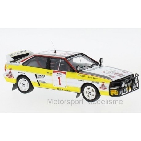 Trofeu Miniature voiture Rally auto 1:43 Trofeu Audi Quattro 4 diecast Modélisme Rallye 