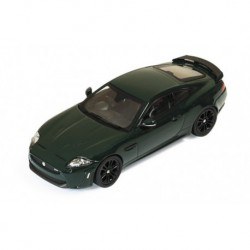 Jaguar XKR-S British Racing with black wheels Green Metallic IXO MOC138