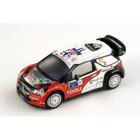 Citroen DS3 11 WRC Mexique 2011 Solberg Patterson Spark S3304