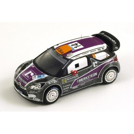 Citroen DS3 14 WRC Acropole 2011 Van Merksteijn Chevaillier Spark S3305