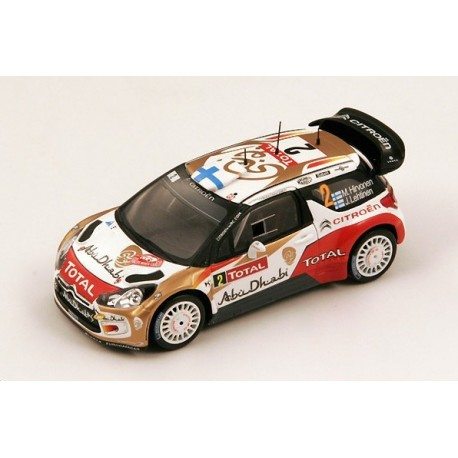 Citroen DS3 2 WRC Monte Carlo 2013 Hirvonen Lehtinen Spark S3354