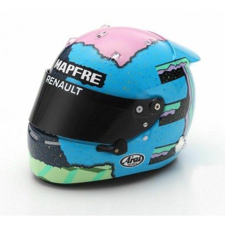 Casque Helmet 1/5 Daniel Ricciardo Renault F1 2019 Spark S5HF036
