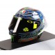 Casque 1/8 AGV Valentino Rossi Moto GP Test Sepang 2018 Minichamps 399180076