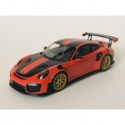 Porsche 911 991.2 GT2RS Golden Magnesium Wheels 2018 Orange Minichamps 155068305