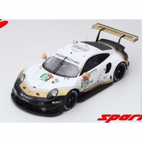 Porsche 911 RSR 92 24 Heures du Mans 2019 Spark 12S018
