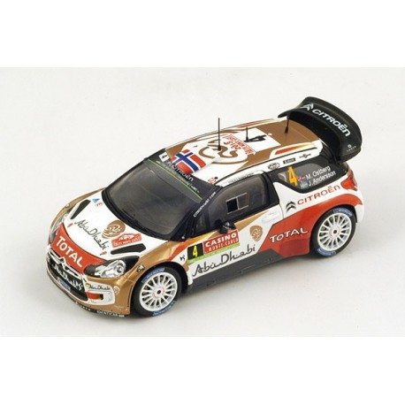 Citroen DS3 4 WRC Monte Carlo 2014 Ostberg Andersson Spark S3789