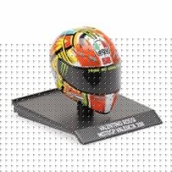 Casque Helmet AVG 1/10 Valentino Rossi Moto GP Valencia 2011 Minichamps 315110066