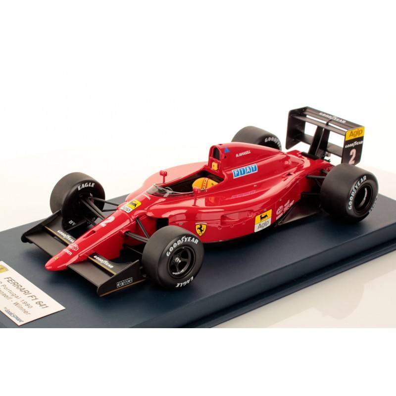 Ferrari F1 641 F1 Winner Portugal 1990 Nigel Mansell Looksmart LSF1H11B -  Miniatures Autos Motos