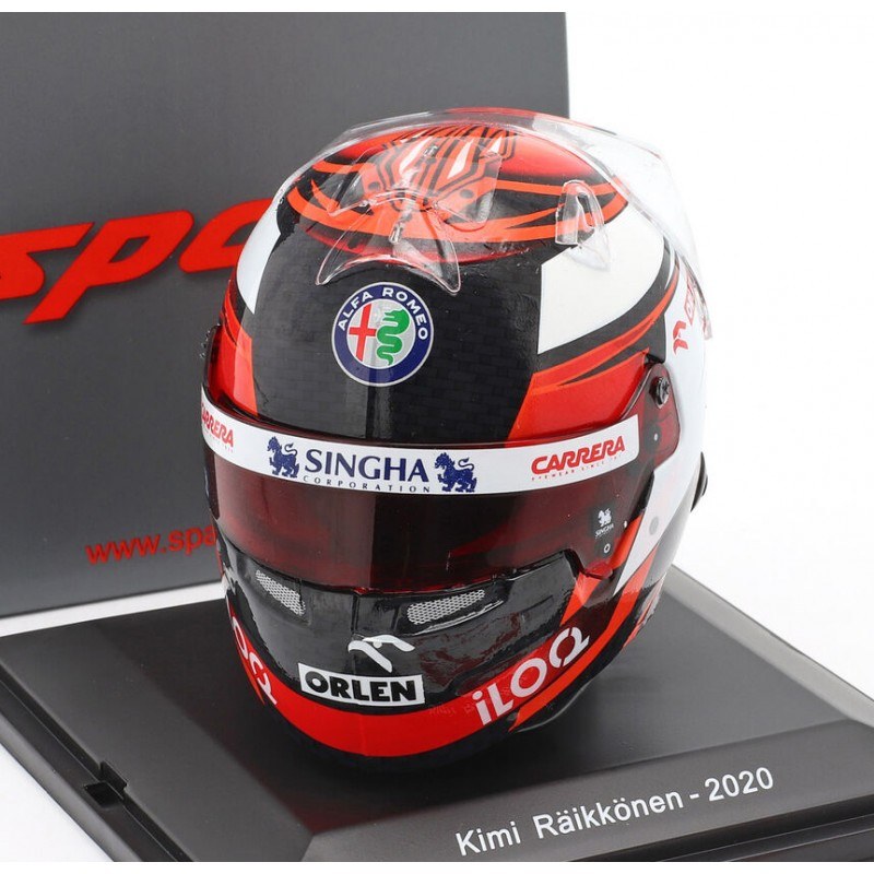 Spark Editions 1:5 Scale Kimi Raikkonen F1 Mini Helmet Helm Formula One Casco 