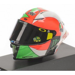 Casque Helmet 1/8 AGV Valentino Rossi Moto GP Mugello 2018 Minichamps 399180086
