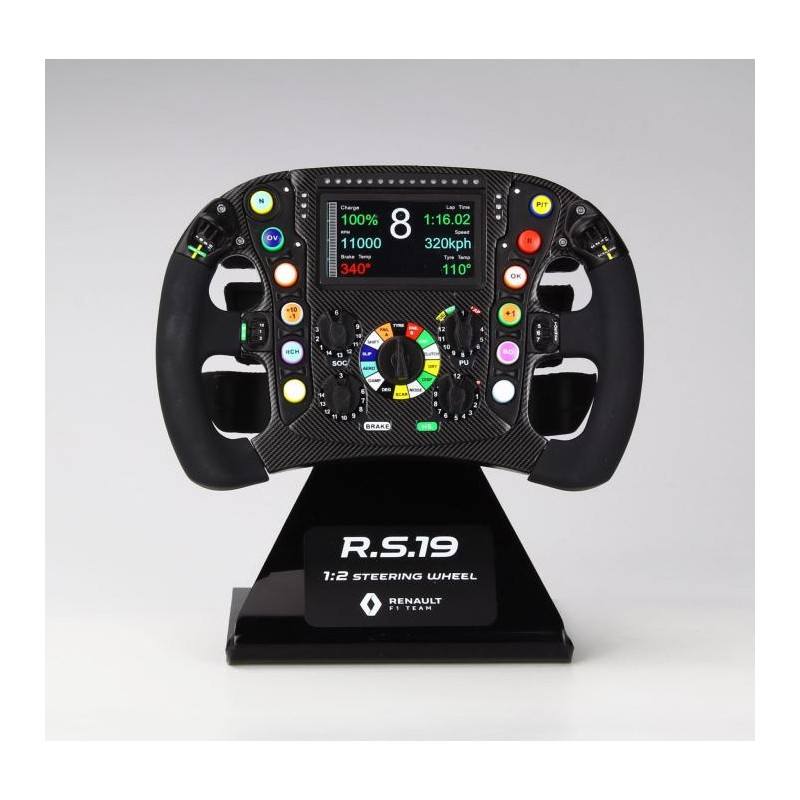 Volant Steering Wheel 1/2 Renault RS19 F1 2019 Zmodels ZMD9900101