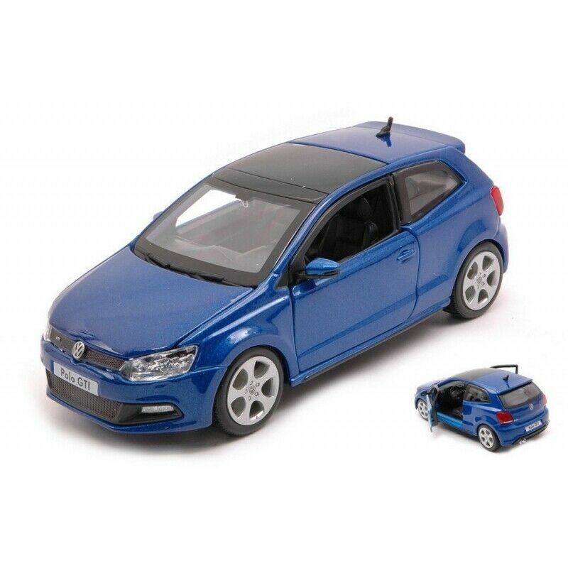 Volkswagen Polo 5 GTI Blue Metallic Bburago BBU18-21059BLUE