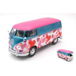 VW T1 Love Red Blue Motormax MOM79581