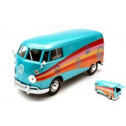VW T1 Peace Blue Motormax MOM79583