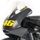 Ducati Desmosedici Moto GP Test 2010 Carbon Valentino Rossi Avec figurine Minichamps 322110876