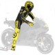 Ducati Desmosedici Moto GP Test 2010 Carbon Valentino Rossi Avec figurine Minichamps 322110876
