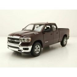 Dodge Ram 1500 2019 Metallic Red Welly WEL24104W.MET.RED