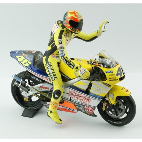 Figurine 1/12 Valentino Rossi GP 500 2001 Minichamps 312010046