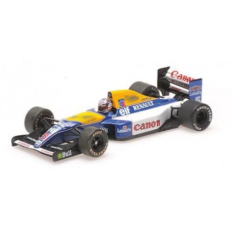1992 Formula 1    Nigel Mansell  Williams FW14B 1:43 Scale 