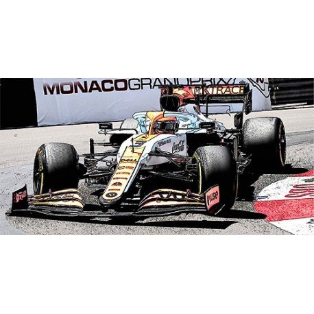 McLaren Mercedes MCL35M 3 F1 Grand Prix de Monaco 2021 Daniel Ricciardo Minichamps 537214903