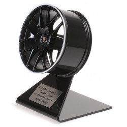 Wheel Roue Porsche 997.2 Turbo 2010 Black Silver Minichamps 500601998