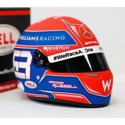 Casque Helmet 1/2 George Russell F1 2021 Bell
