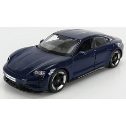 Porsche Taycan Turbo S Dark Blue Bburago BBU18-21098BLUE