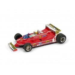 Ferrari 312T5 with Driver 1 F1 Grand Prix de Monaco 1980 Jody Scheckter Brumm R576-CH