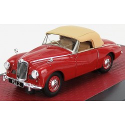 Sunbeam Alpine cabriolet closed 1953 Red Matrix MX41807-022