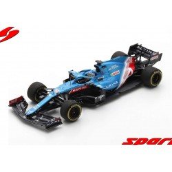 Alpine Renault A521 14 F1 Grand Prix de Bahrain 2021 Fernando Alonso Spark S7664