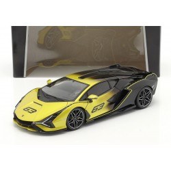 Lamborghini Sian FKP37 n 63 2020 Yellow and Black Bbugaro BBU18-11100YELLOW