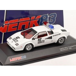 Lamborghini Countach Safety Car Formule 1 Monaco 1982 Minichamps W83430001